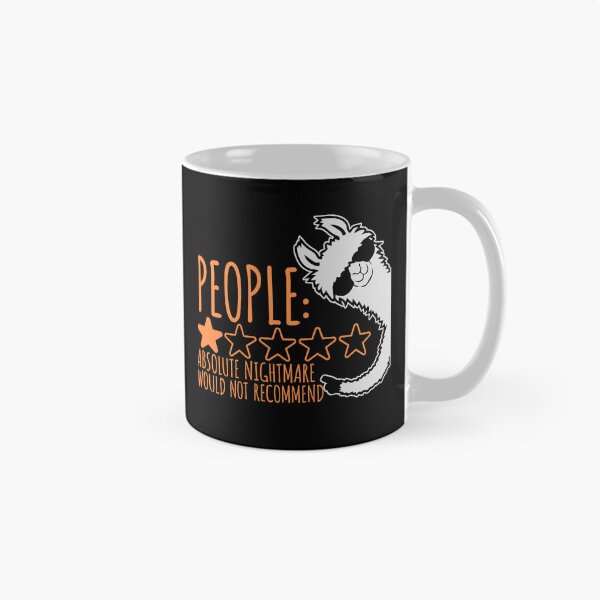 Item preview, People Absolute Nightmare 1 Star Review Quote Logo designed and sold by shirt-o-mat.