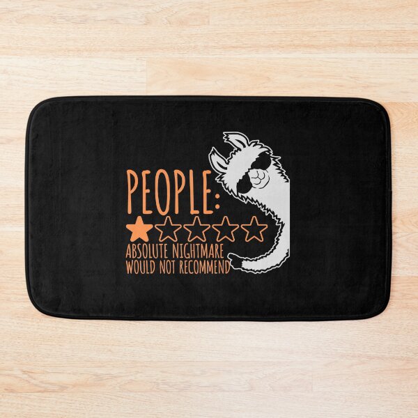 Item preview, People Absolute Nightmare 1 Star Review Quote Logo designed and sold by shirt-o-mat.