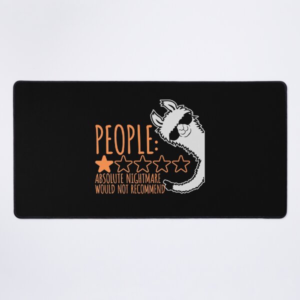 Item preview, People Absolute Nightmare 1 Star Review Quote Logo designed and sold by shirt-o-mat.