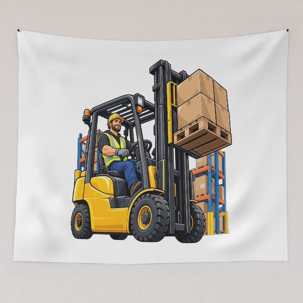 Item preview, Forklift Operator Warehouse Worker Design designed and sold by JMDG Studio.