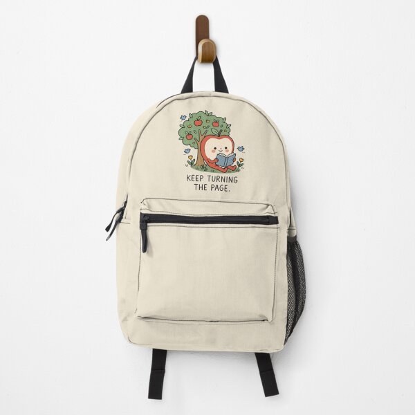 Item preview, Keep Turning the Page | Cute Apple Book Lover Art designed and sold by MrDev.