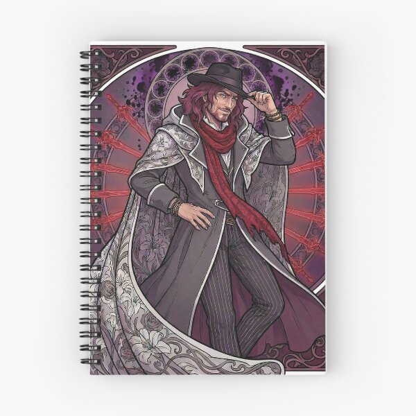 Item preview, Ardyn in the style of Alphonse Mucha designed and sold by Solace Sparkles.