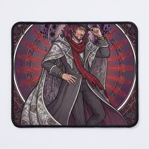 Item preview, Ardyn in the style of Alphonse Mucha designed and sold by Solace Sparkles.