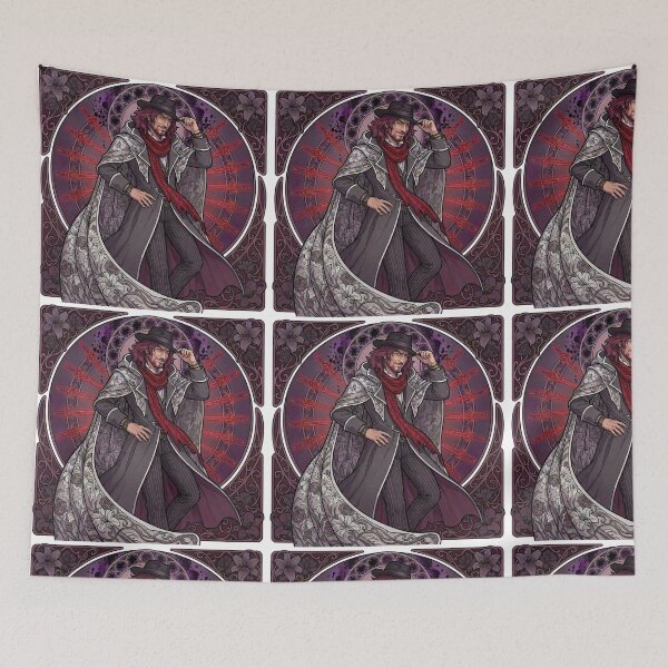Item preview, Ardyn in the style of Alphonse Mucha designed and sold by Solace Sparkles.
