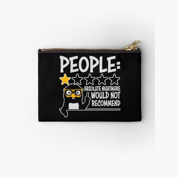 Item preview, People Absolute Nightmare 1 Star Review Quote Logo designed and sold by shirt-o-mat.