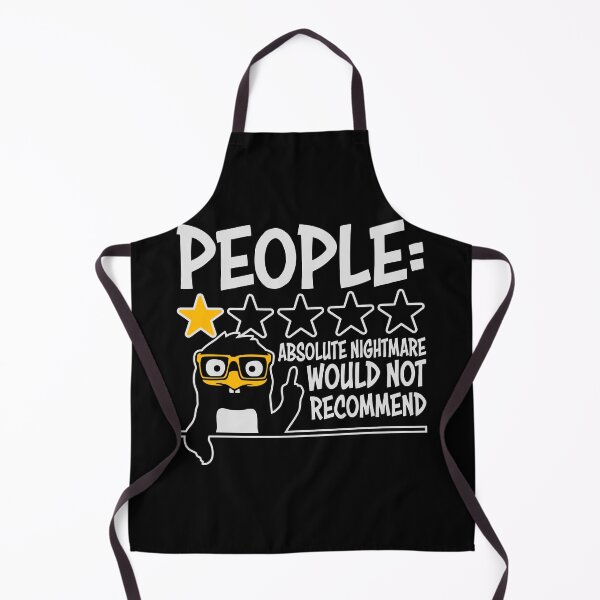 Item preview, People Absolute Nightmare 1 Star Review Quote Logo designed and sold by shirt-o-mat.