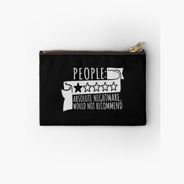 Item preview, People Absolute Nightmare 1 Star Review Quote Logo designed and sold by shirt-o-mat.