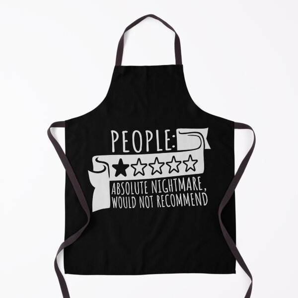 Item preview, People Absolute Nightmare 1 Star Review Quote Logo designed and sold by shirt-o-mat.