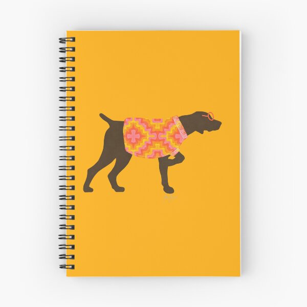 Item preview, Pointer dog with pate sweater yellow designed and sold by Ana Gorozpe.