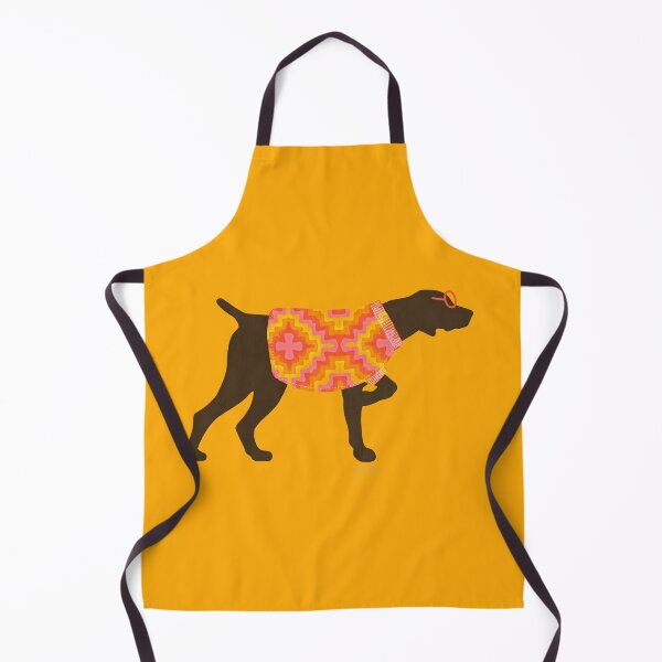 Item preview, Pointer dog with pate sweater yellow designed and sold by Ana Gorozpe.