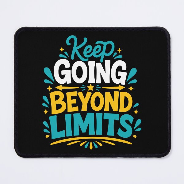 Item preview, Keep Going Beyond Limits Motivational Growth Typography T-Shirt designed and sold by rejowan-arts.