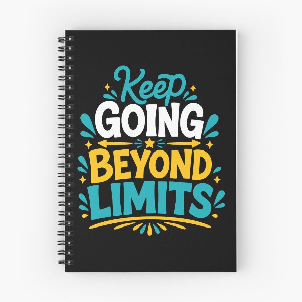 Item preview, Keep Going Beyond Limits Motivational Growth Typography T-Shirt designed and sold by rejowan-arts.