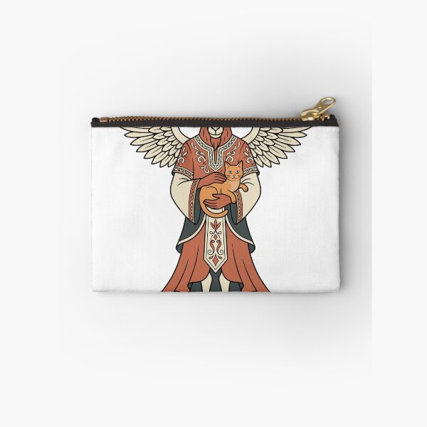 Item preview, Winged Goat Deity Holding Cat Pentagram designed and sold by Ranpict.