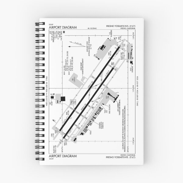 Item preview, fresno yosemite INTL airport diagram fresno california  designed and sold by PilotandPlane.