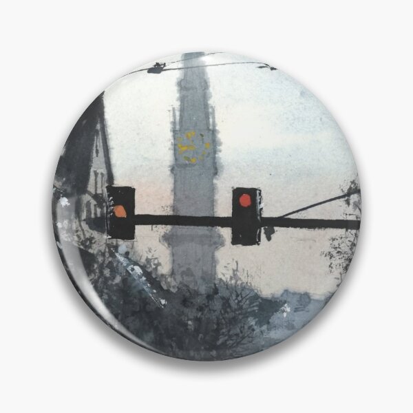 Item preview, Zurich Switzerland Street Traditional Watercolor designed and sold by SlavaArt.