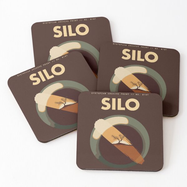 Item preview, Silo Cleaning Viewfinder Minimalist Sci-Fi Poster designed and sold by DMarquiseArt.
