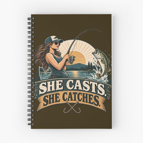 Item preview, She Casts She Catches designed and sold by erkancept.