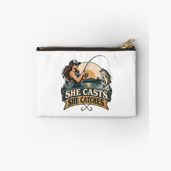 Item preview, She Casts She Catches designed and sold by erkancept.