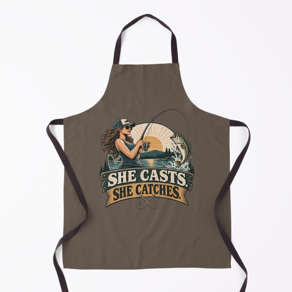 Item preview, She Casts She Catches designed and sold by erkancept.