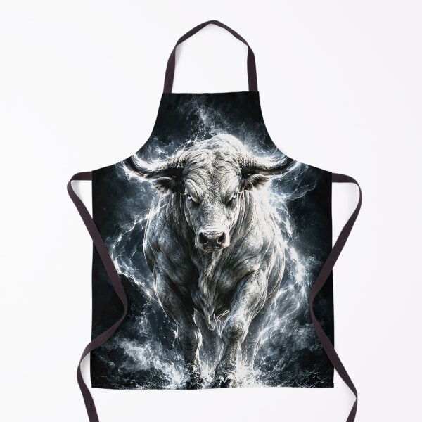 Item preview, Taurus aura white bull designed and sold by tarotstarostina.