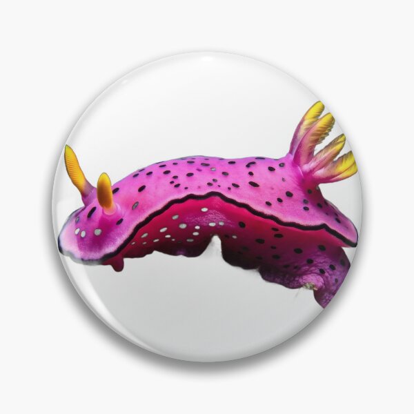 Item preview, Pink Nudibranch – Vivid Sea Slug Portrait designed and sold by Helt-enkelt.