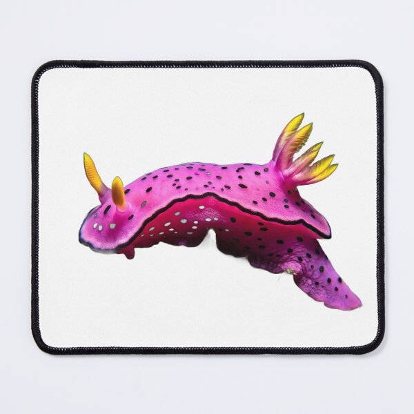 Item preview, Pink Nudibranch – Vivid Sea Slug Portrait designed and sold by Helt-enkelt.