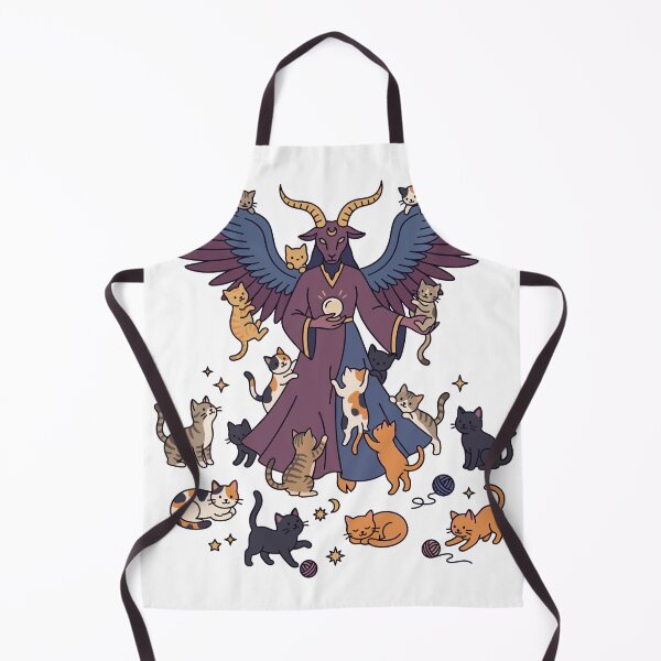 Item preview, Cute Winged Goat Deity With Kittens designed and sold by Ranpict.