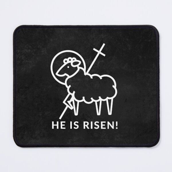 Item preview, "He Is Risen" Paschal Lamb designed and sold by GalushaGraphics.