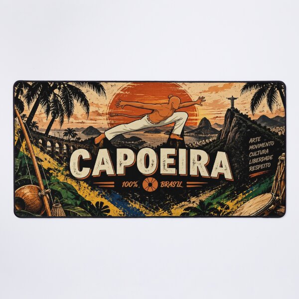 Item preview, Capoeira Brazil Martial Arts Vintage Rio designed and sold by Fei Long Design Hub.