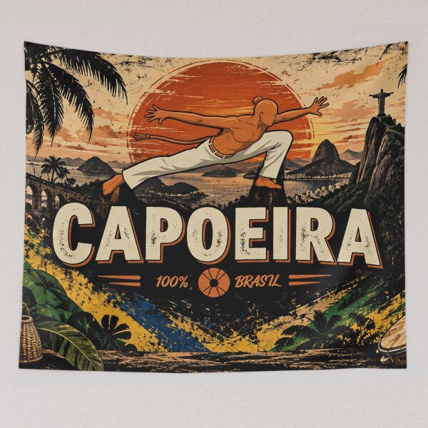 Item preview, Capoeira Brazil Martial Arts Vintage Rio designed and sold by Fei Long Design Hub.