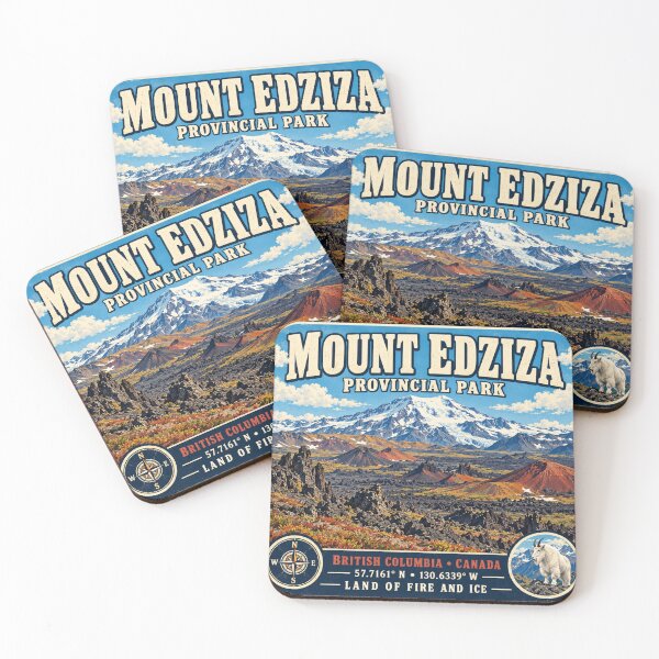 Item preview, Mount Edziza Provincial Park Vintage Travel – British Columbia designed and sold by naturalsurvival.