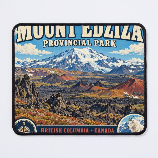 Item preview, Mount Edziza Provincial Park Vintage Travel – British Columbia designed and sold by naturalsurvival.