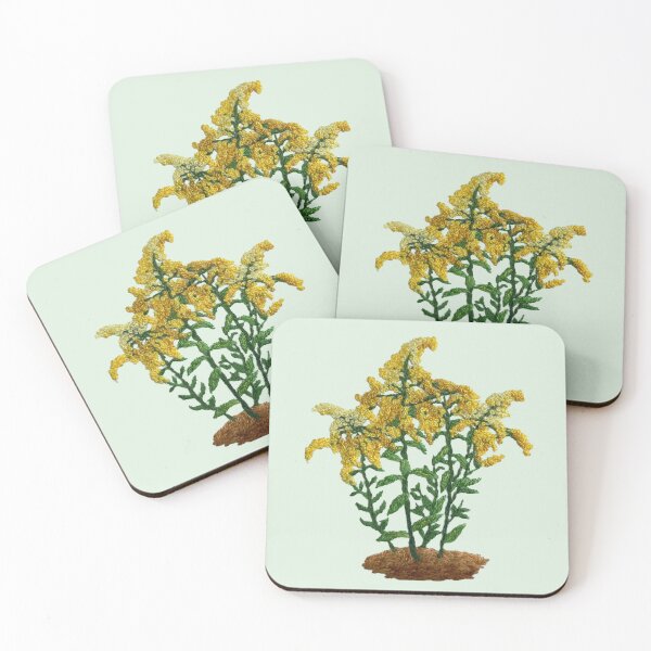Item preview, Solidago gigantea embroidery designed and sold by Alsa.handembroidery.