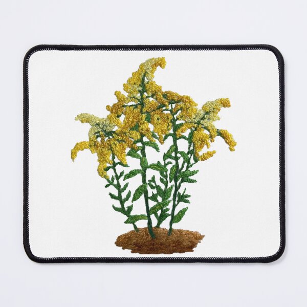 Item preview, Solidago gigantea embroidery designed and sold by Alsa.handembroidery.