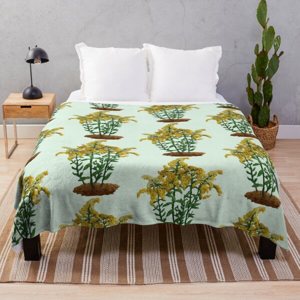 Item preview, Solidago gigantea embroidery designed and sold by Alsa.handembroidery.