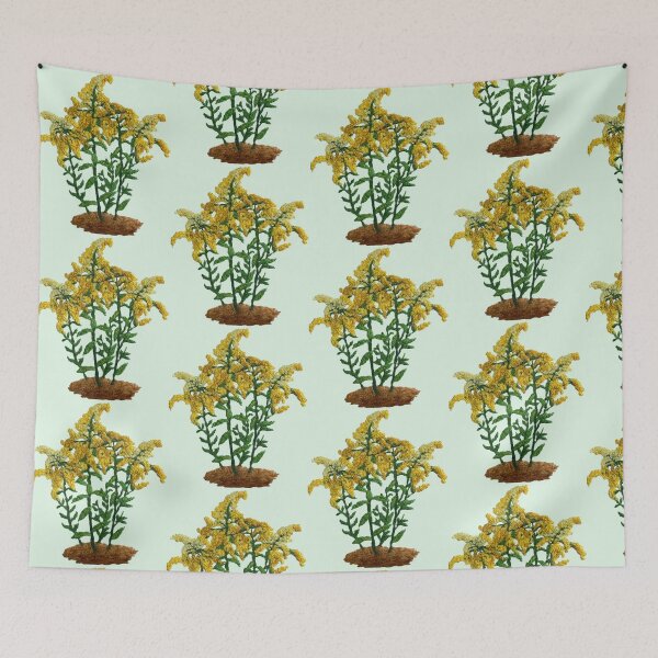 Item preview, Solidago gigantea embroidery designed and sold by Alsa.handembroidery.