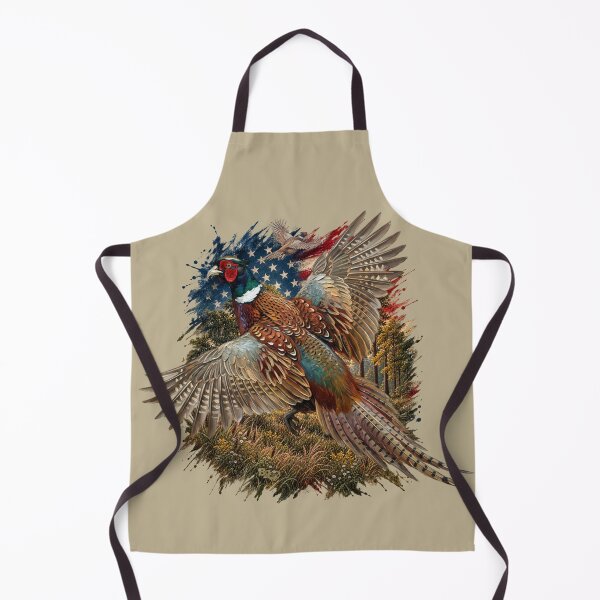 Item preview, Patriotic Pheasant Hunting Design with Distressed American Flag designed and sold by LifeCrush.