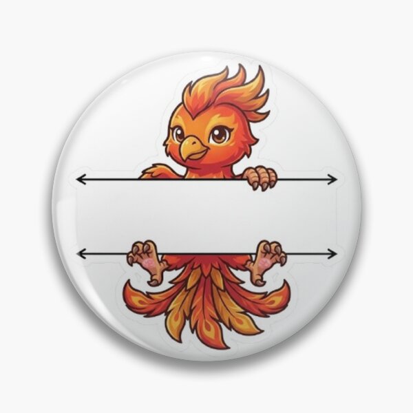 Item preview, Cute Baby Phoenix Split Monogram  designed and sold by PetalsPaws.