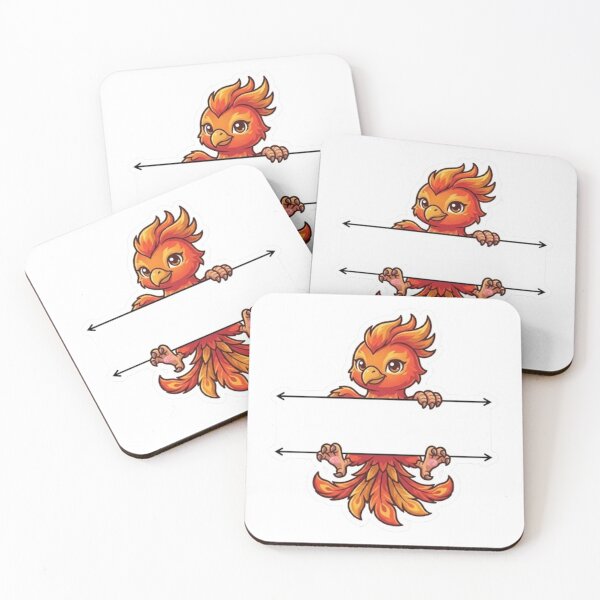 Item preview, Cute Baby Phoenix Split Monogram  designed and sold by PetalsPaws.