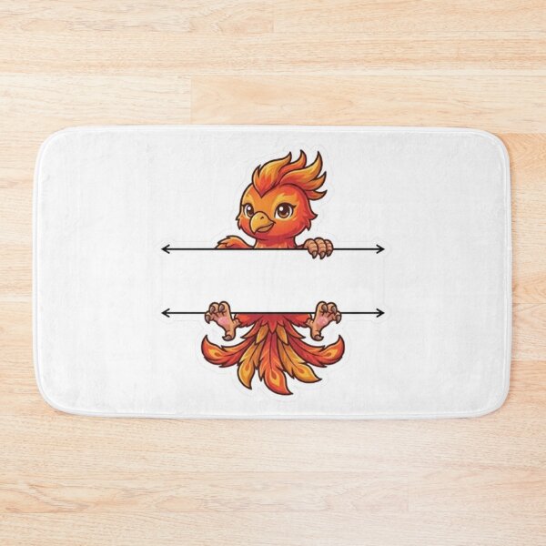 Item preview, Cute Baby Phoenix Split Monogram  designed and sold by PetalsPaws.
