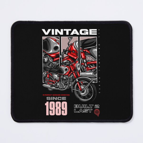 Item preview, Vintage Motorcycle Bikers Motorbike Birthday 1989 designed and sold by JRRTs.