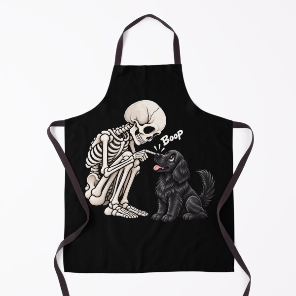 Item preview, Funny Skeleton Flat-Coated Retriever Dog Boop Halloween Design Mom Dad designed and sold by rafaeltto.