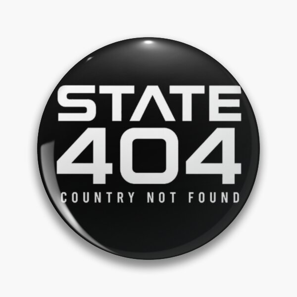 Item preview, State 404 Country Not Found Typography designed and sold by PoleksGraphics.