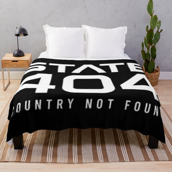 Item preview, State 404 Country Not Found Typography designed and sold by PoleksGraphics.