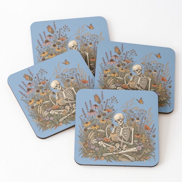 Item preview, Skeleton Seed Saver for Goth Gardeners designed and sold by POD DYNASTY | Original Print On Demand T-Shirt Graphics.