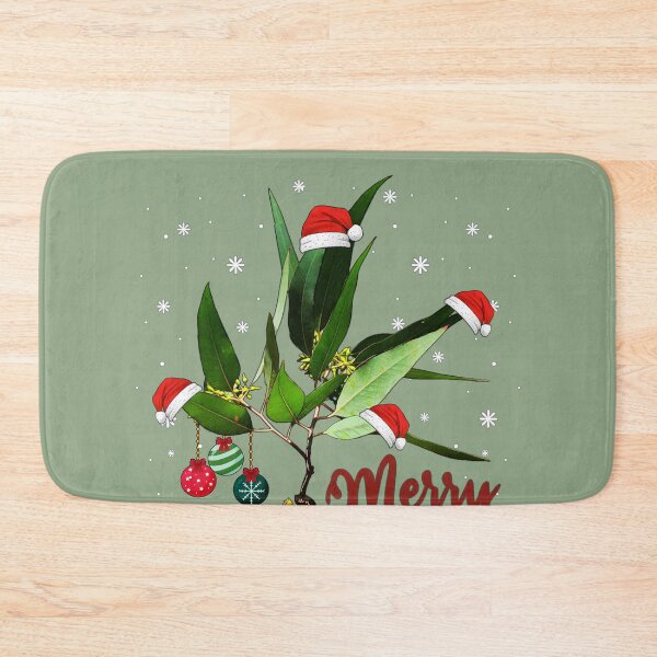 Item preview, Merry  Christmas Australian Native Eucalyptus Tree Branch Xmas Australia Gift Men Woman Kids designed and sold by Amelia ART G.