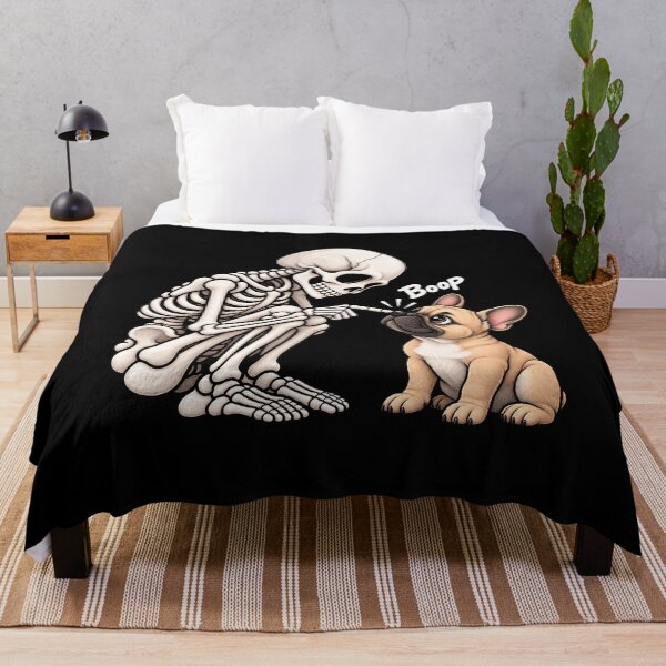 Item preview, Funny Skeleton French Bulldog Boop Halloween Design Mom Dad designed and sold by rafaeltto.