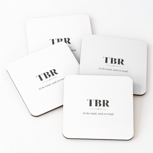 Item preview, TBR To Be Read and Re-read — Funny Bookish Design (Black) designed and sold by WellReadThreadz.