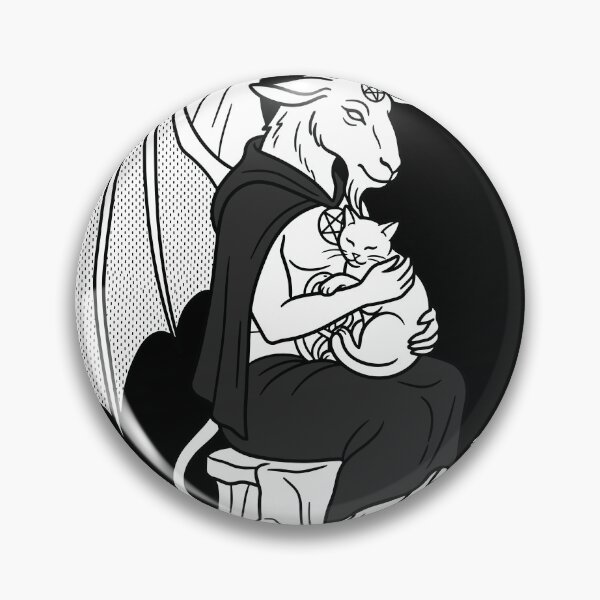 Item preview, Horned Deity Holding Cat With Kittens designed and sold by Ranpict.