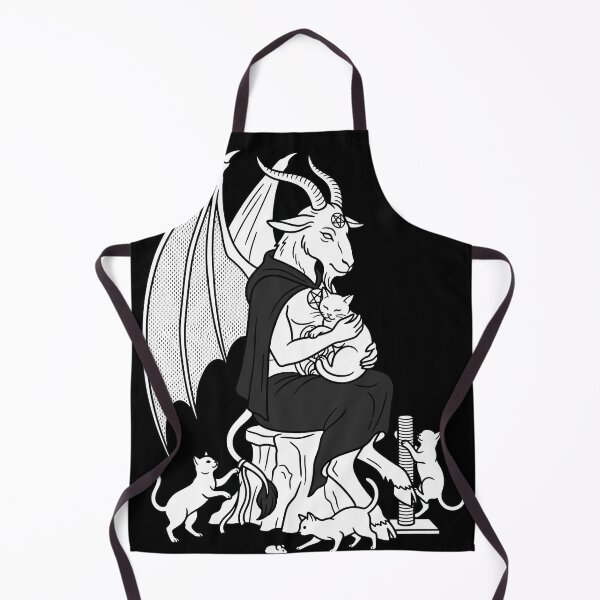 Item preview, Horned Deity Holding Cat With Kittens designed and sold by Ranpict.